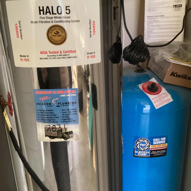 Halo 5 whole house water filtration system installation Halo 5 whole house water filtration system installation