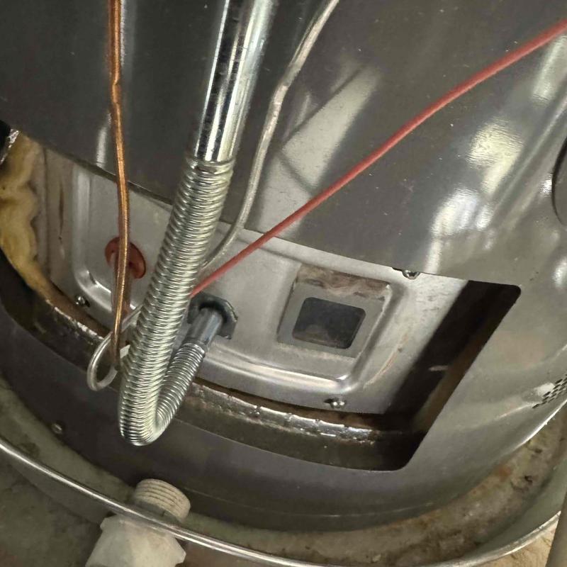 Water heater thermocouple and expansion tank fittings Water heater thermocouple and expansion tank fittings