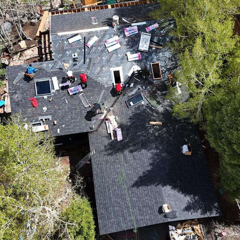 Owens Corning Duration Flex shingle roof installation
