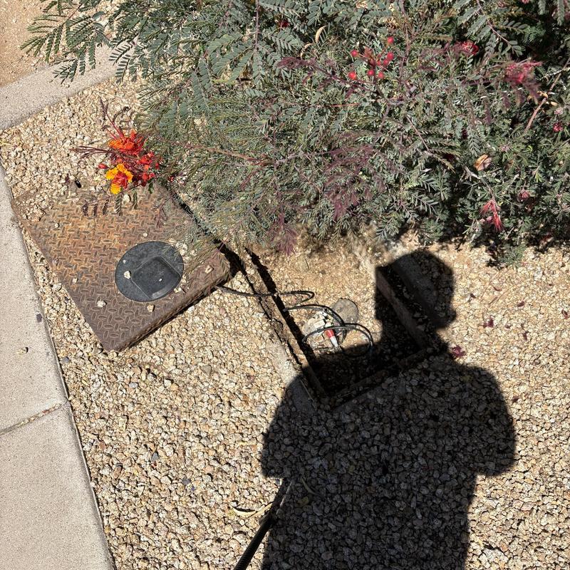 1 Inch Ball Valve in outdoor valve box with wiring