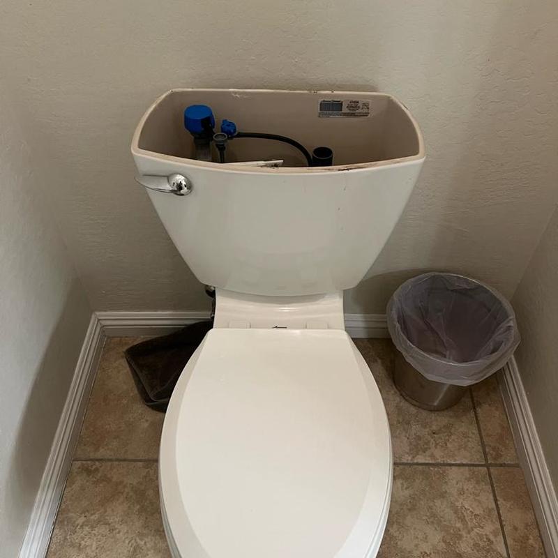 Fluidmaster fill valve installed in toilet tank Fluidmaster fill valve installed in toilet tank