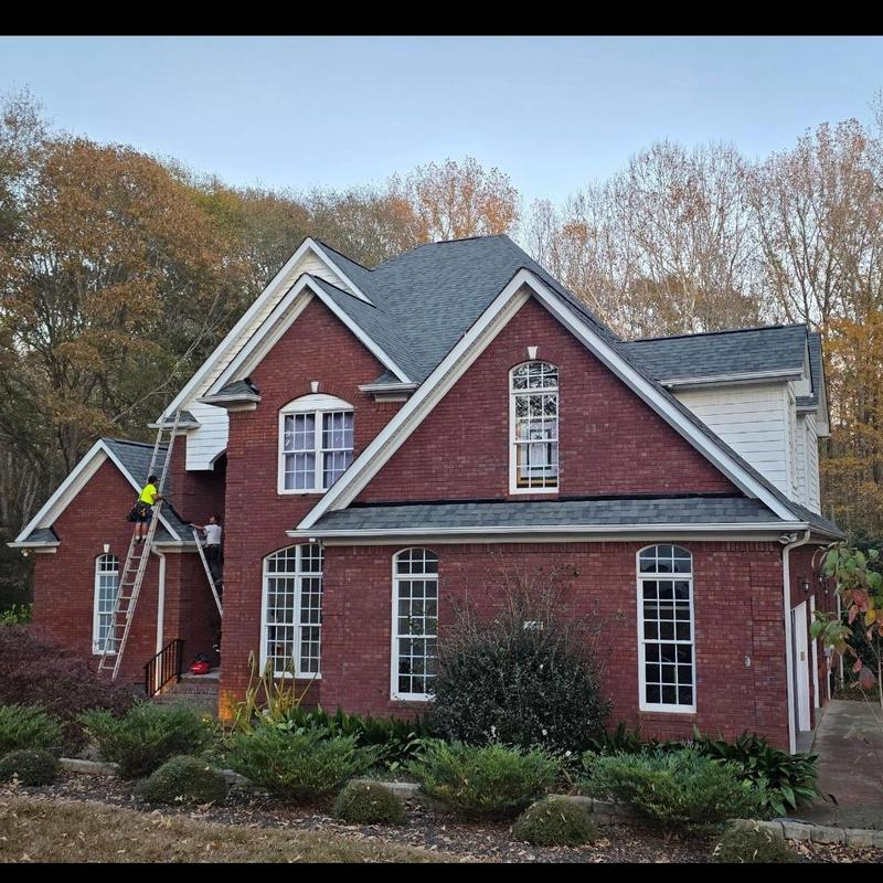 Owens Corning gray duration shingle roof installation