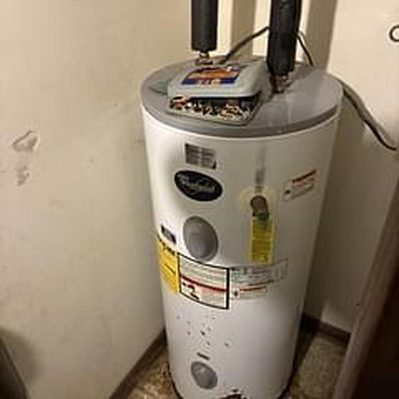 Water heater installation with customer-supplied unit Water heater installation with customer-supplied unit