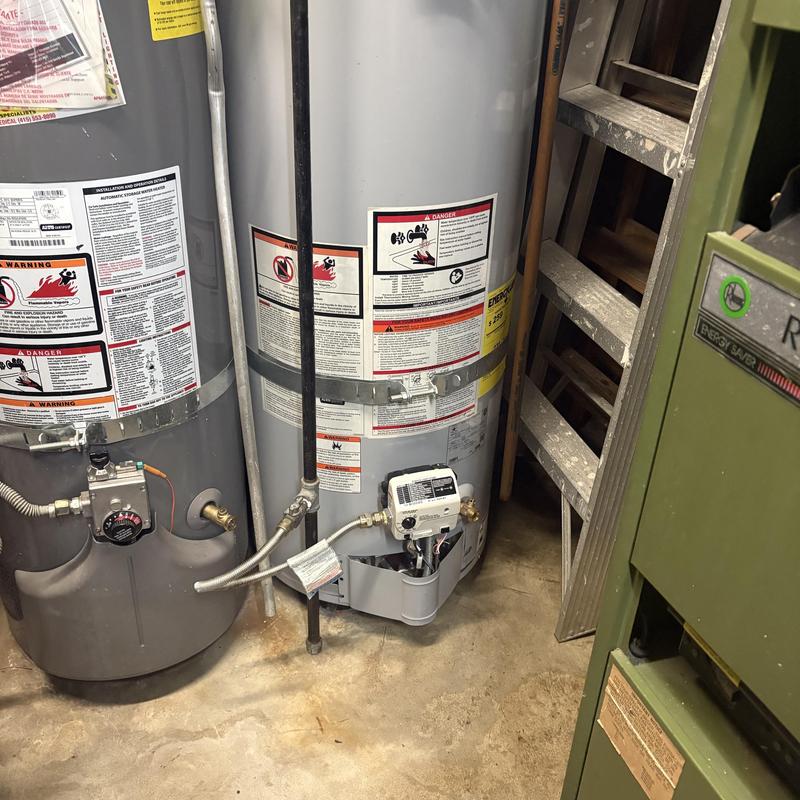 Water heater burner assembly and gas valve repair