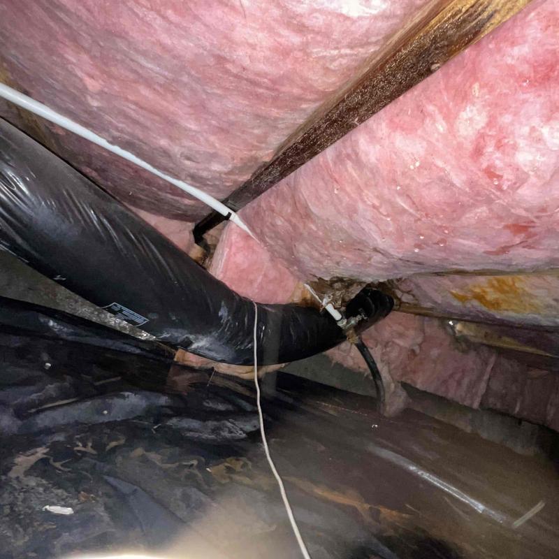 Kitchen drain pipe and ball valve replacement in crawl space Kitchen drain pipe and ball valve replacement in crawl space