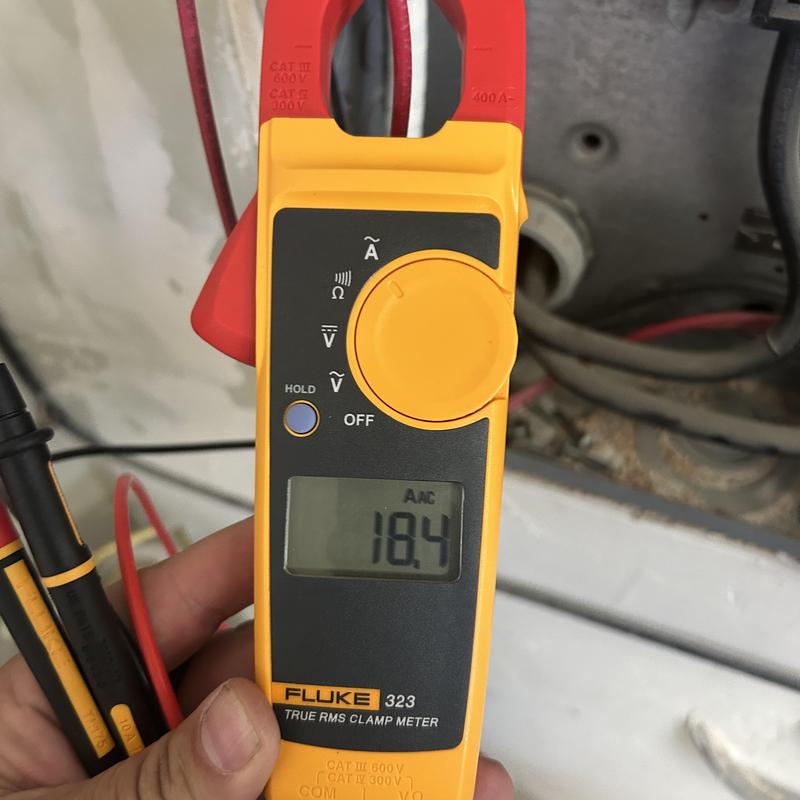 Pool pump wiring clamp meter diagnostic in Nampa