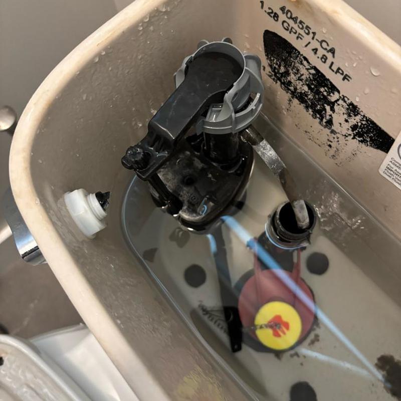 Toilet tank flush handle replacement and assembly Toilet tank flush handle replacement and assembly