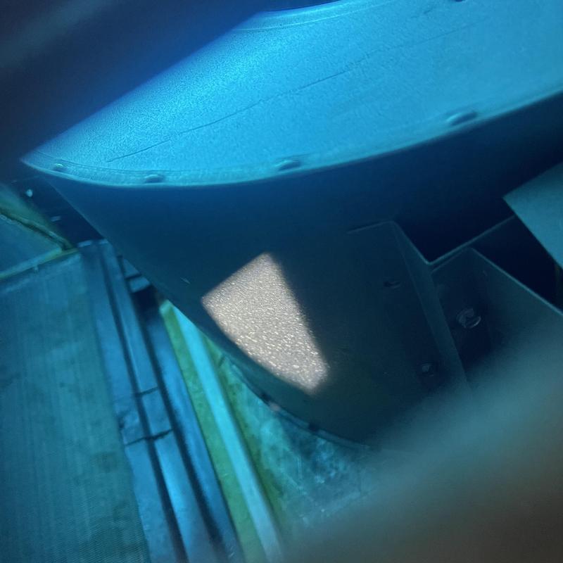 UV stick light inside HVAC system ductwork in Tallahassee UV stick light inside HVAC system ductwork in Tallahassee