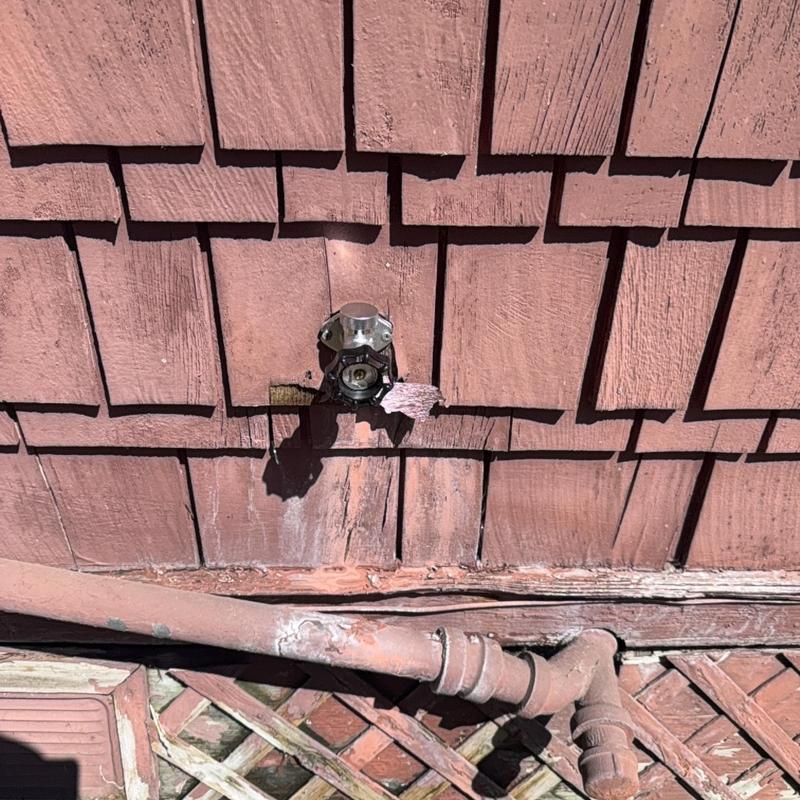 Frost-free hose bib replacement through exterior wall