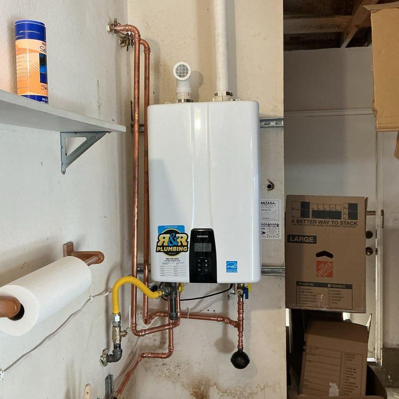 Navien NPE 210S tankless water heater installation