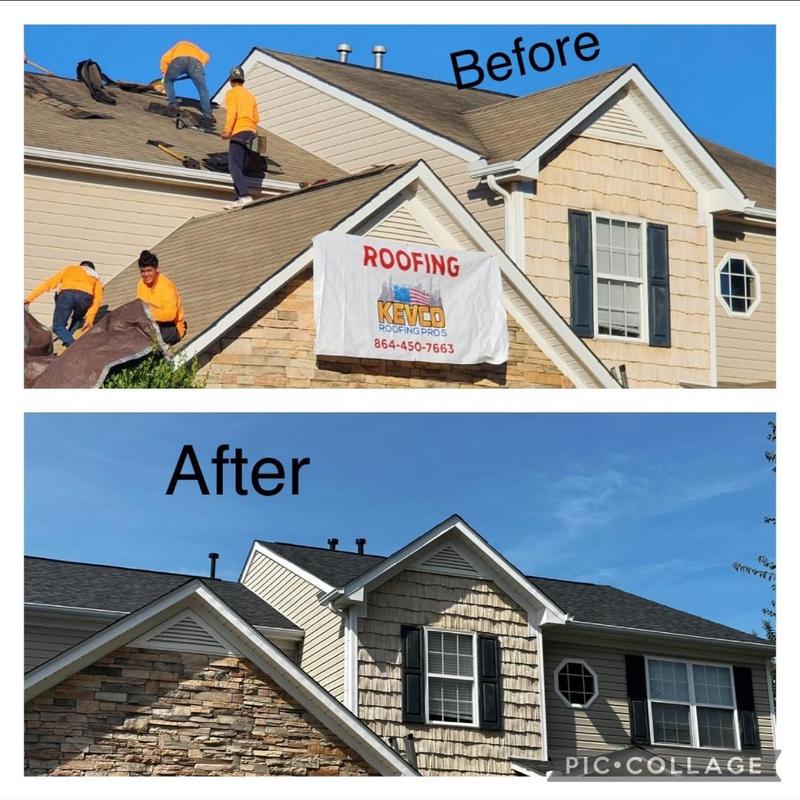 Architectural shingle roofing replacement Moore SC