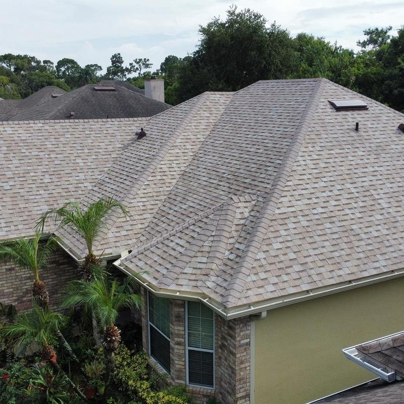 Owens Corning Amber shingle roof with vents in Oviedo Owens Corning Amber shingle roof with vents in Oviedo