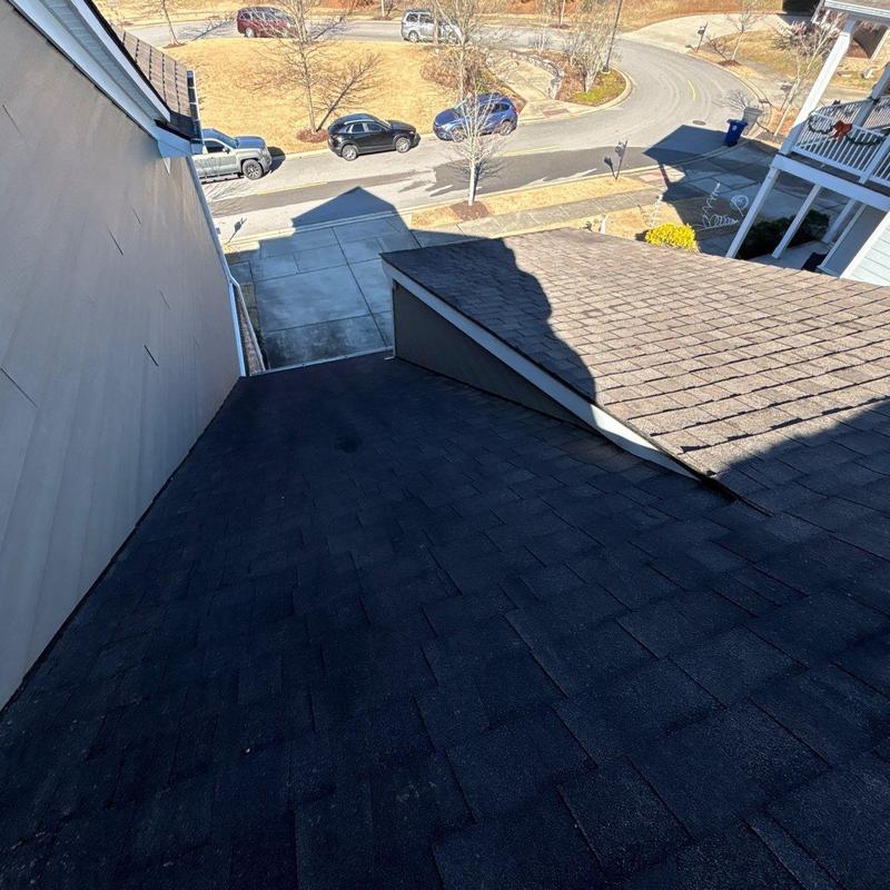Asphalt shingle roof with valleys inspection in Franklin, TN