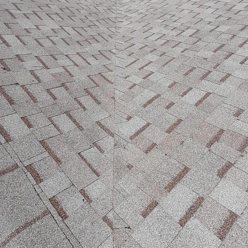 Owens Corning Duration shingle roof close-up detail Owens Corning Duration shingle roof close-up detail