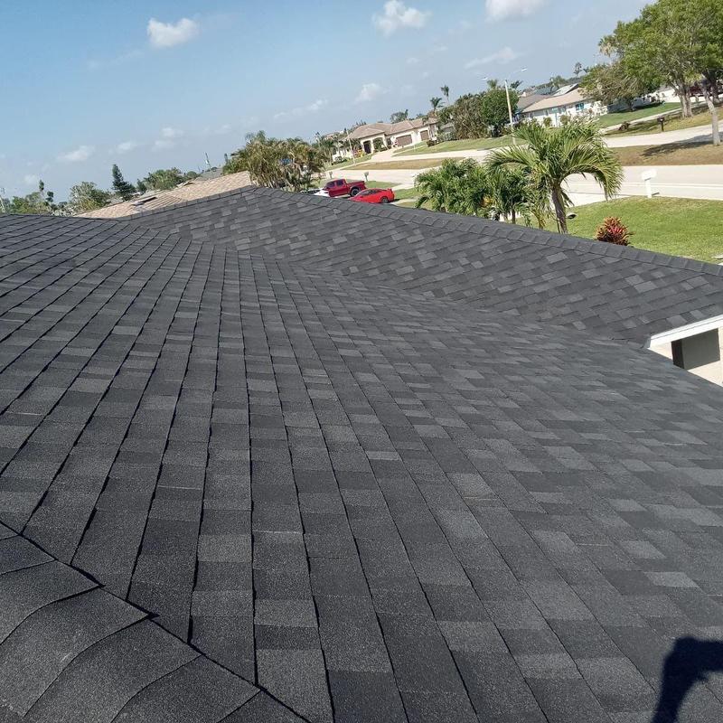 Onyx Black Owens Corning shingle roof installation Onyx Black Owens Corning shingle roof installation