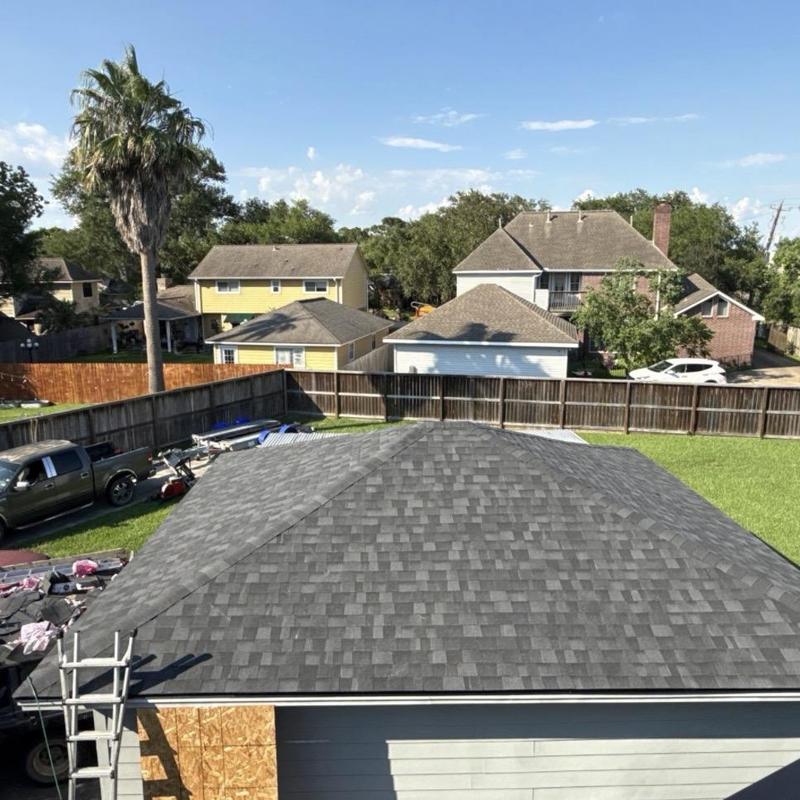 Architectural shingle roof with full replacement