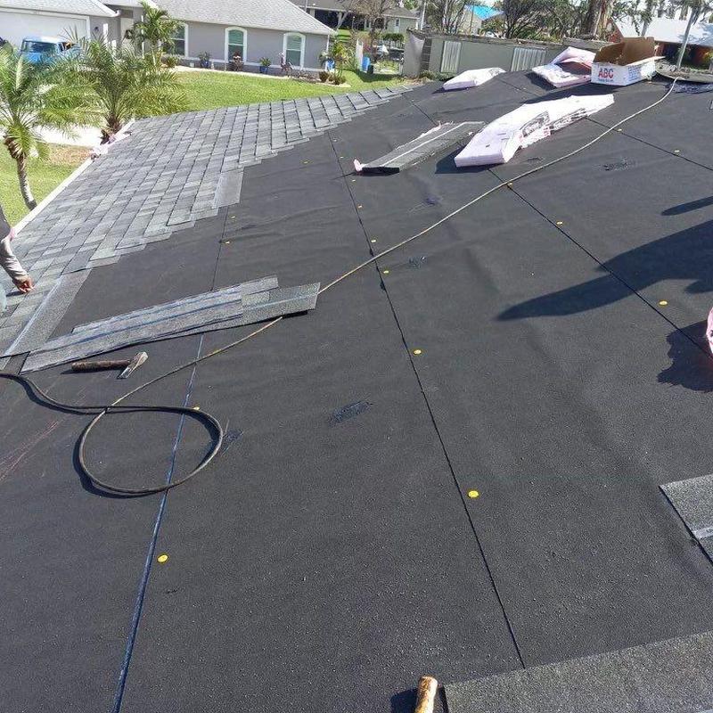 Polyglass IRX Peel and Stick underlayment installation on roof Polyglass IRX Peel and Stick underlayment installation on roof