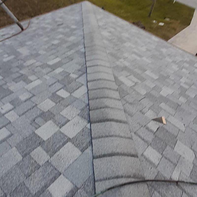 Shingle roof with new ridge cap in Cape Coral, FL Shingle roof with new ridge cap in Cape Coral, FL