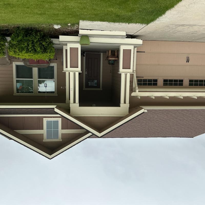 Roof and porch inspection at residential home in Hayden, ID Roof and porch inspection at residential home in Hayden, ID
