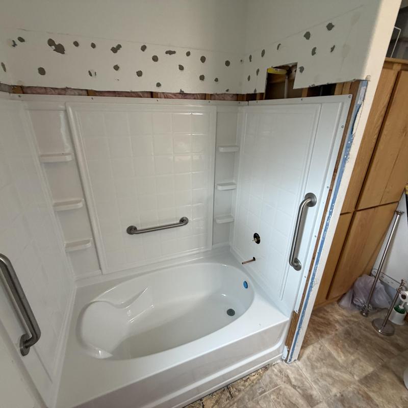 Kohler Sterling bathtub and surround installation