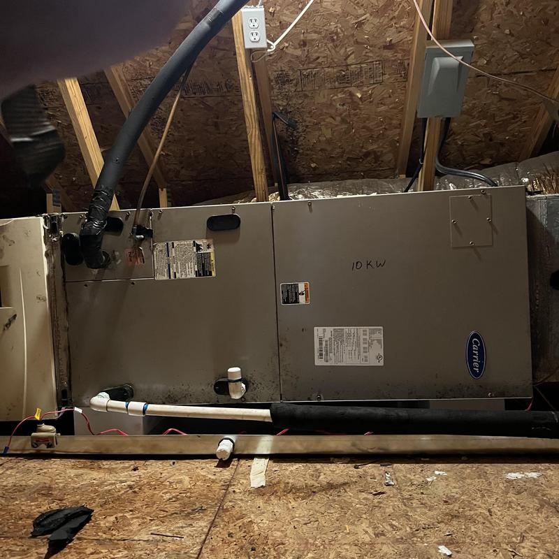 Air handler drain pans and thermostat wire replacement Air handler drain pans and thermostat wire replacement
