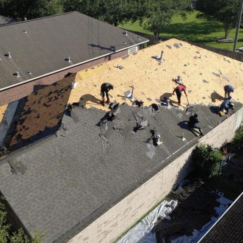 Architectural shingle roof tear-off and replacement in Pearland