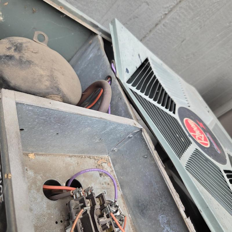 Rheem outdoor air conditioner wiring and components Rheem outdoor air conditioner wiring and components