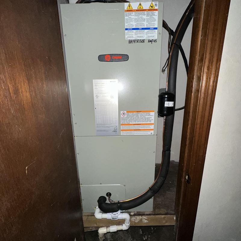 Trane 14 SEER indoor air handler with drain line Trane 14 SEER indoor air handler with drain line