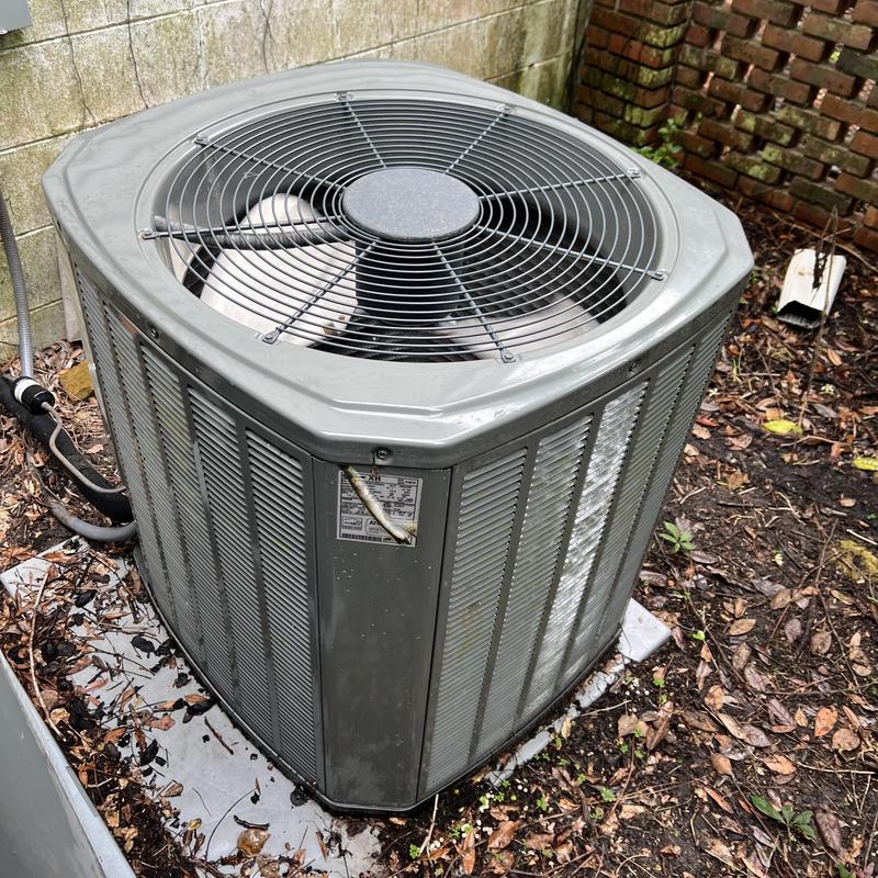 Condenser unit with shorted wire outdoors Condenser unit with shorted wire outdoors