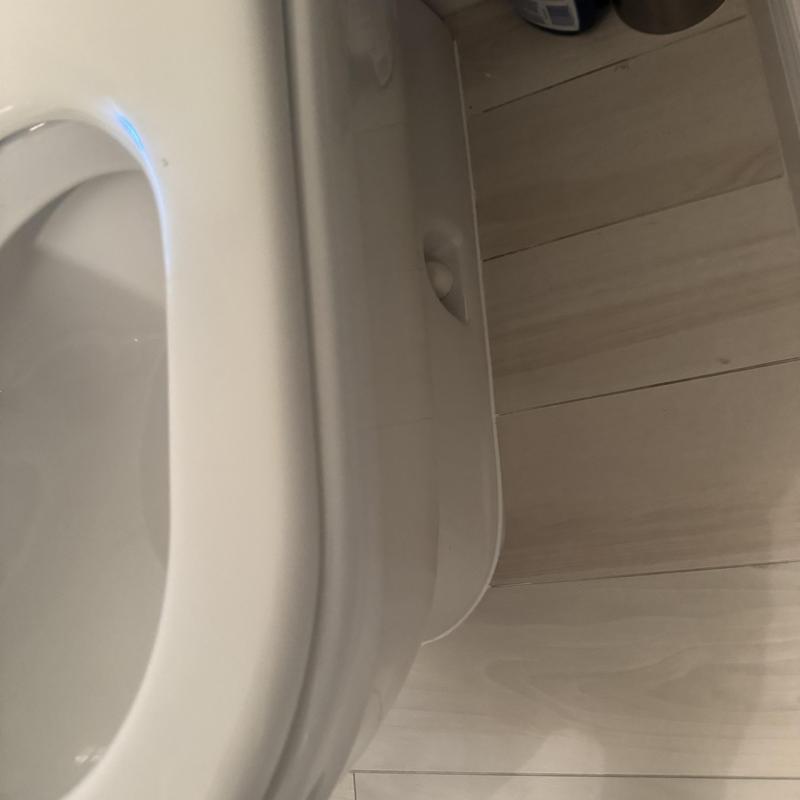 Toilet base recaulked with new wax rings