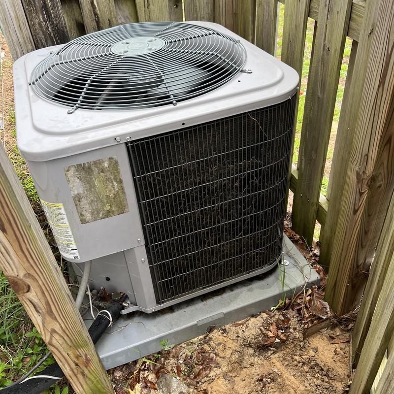 Air conditioner condenser unit outdoors maintenance Air conditioner condenser unit outdoors maintenance