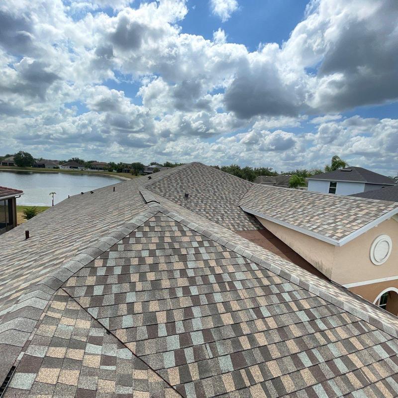 Architectural shingle roof replacement with vent system Architectural shingle roof replacement with vent system