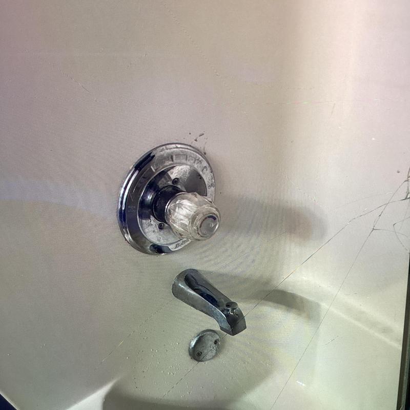 Delta single handle shower valve and spout installation