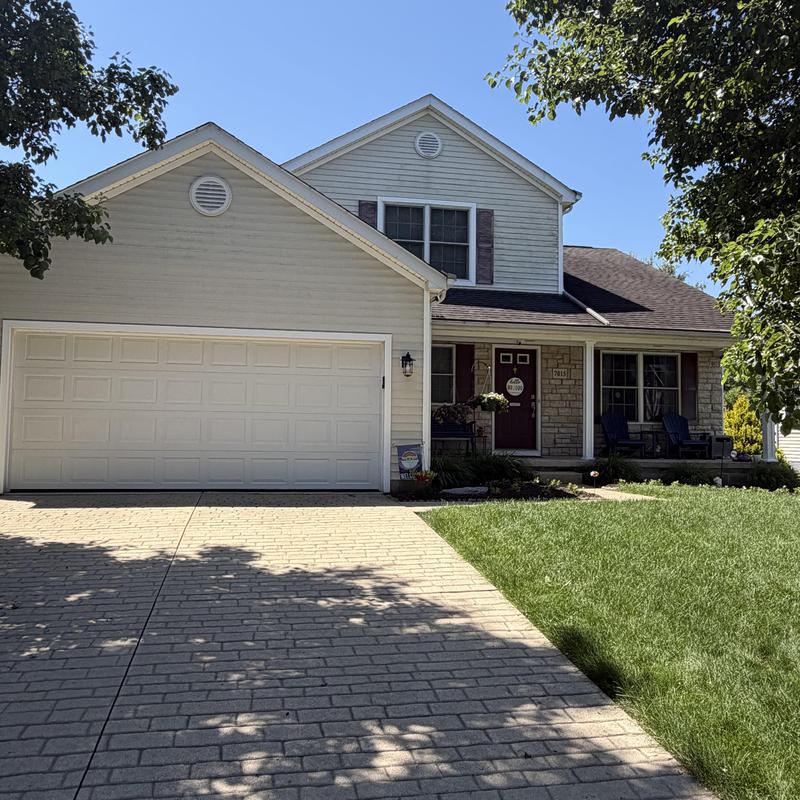 GAF Timberline HD shingle roof on two-story house GAF Timberline HD shingle roof on two-story house