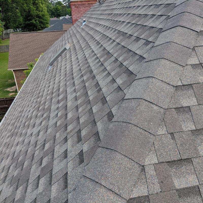 GAF asphalt shingle roof installation in South Huntsville