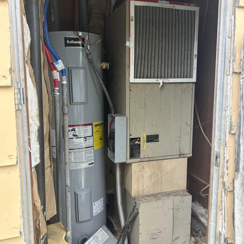 Water heater and furnace HVAC system with subpanel corrosion