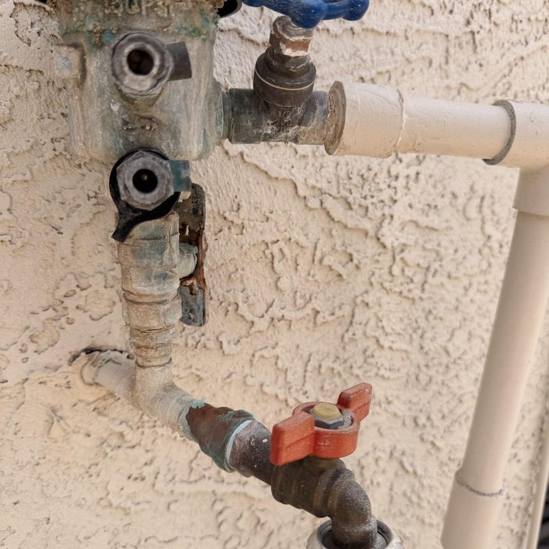 34 inch pressure vacuum breaker with outdoor spigot valve