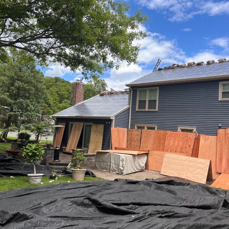 New roof installation on residential home in Cromwell CT New roof installation on residential home in Cromwell CT