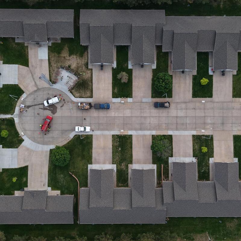 Roof shingles replacement on multi-family homes