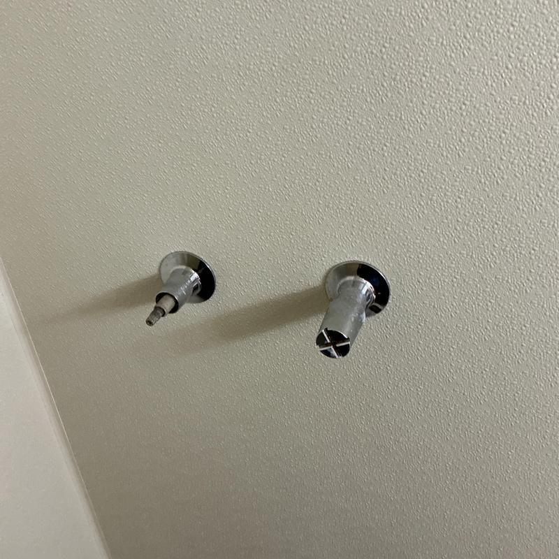 Tub shower valve stems with chrome trim mounts