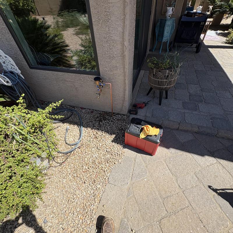 Pressure vacuum breaker on exterior hose bib installation