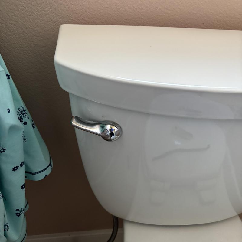 Toilet handle replacement on white tank flush system Toilet handle replacement on white tank flush system