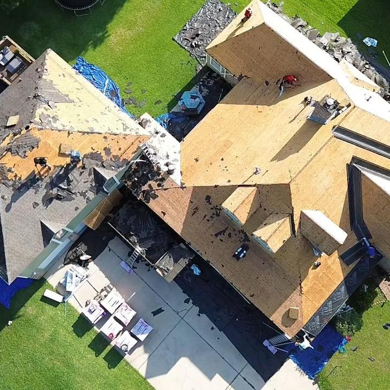 Owens Corning Duration roof installation in progress