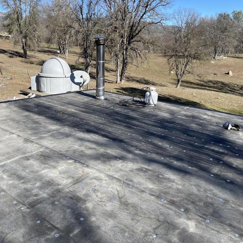 Dibiten APP modified bitumen flat roof membrane installation