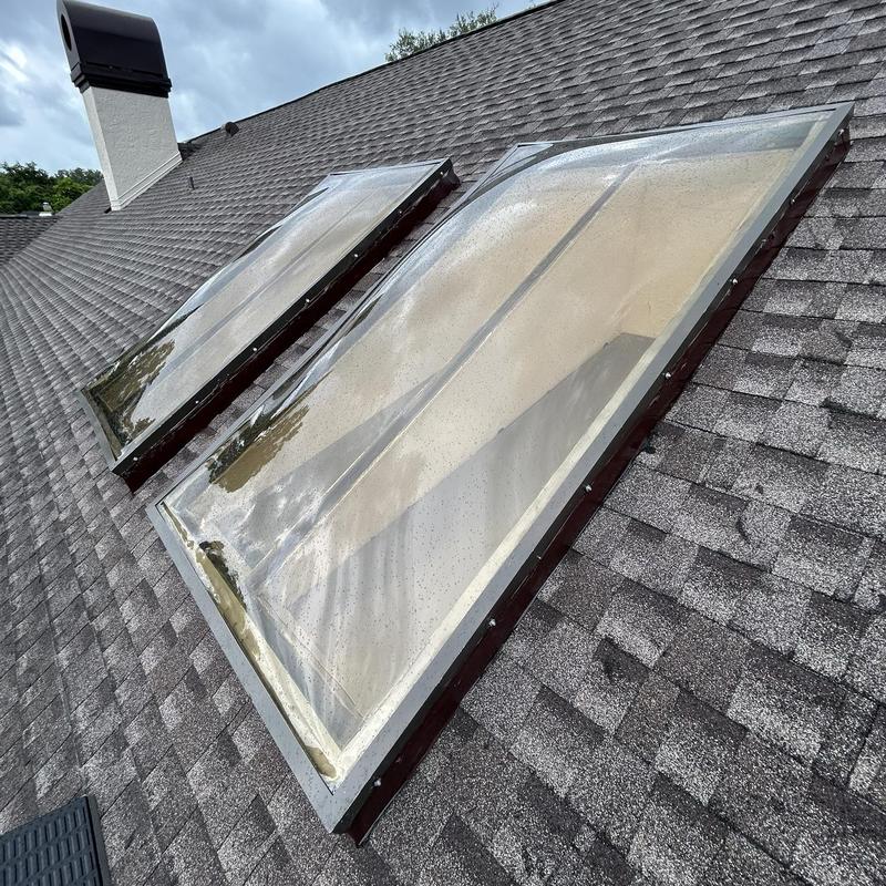 Skylights on architectural shingle roof in Bradenton FL Skylights on architectural shingle roof in Bradenton FL