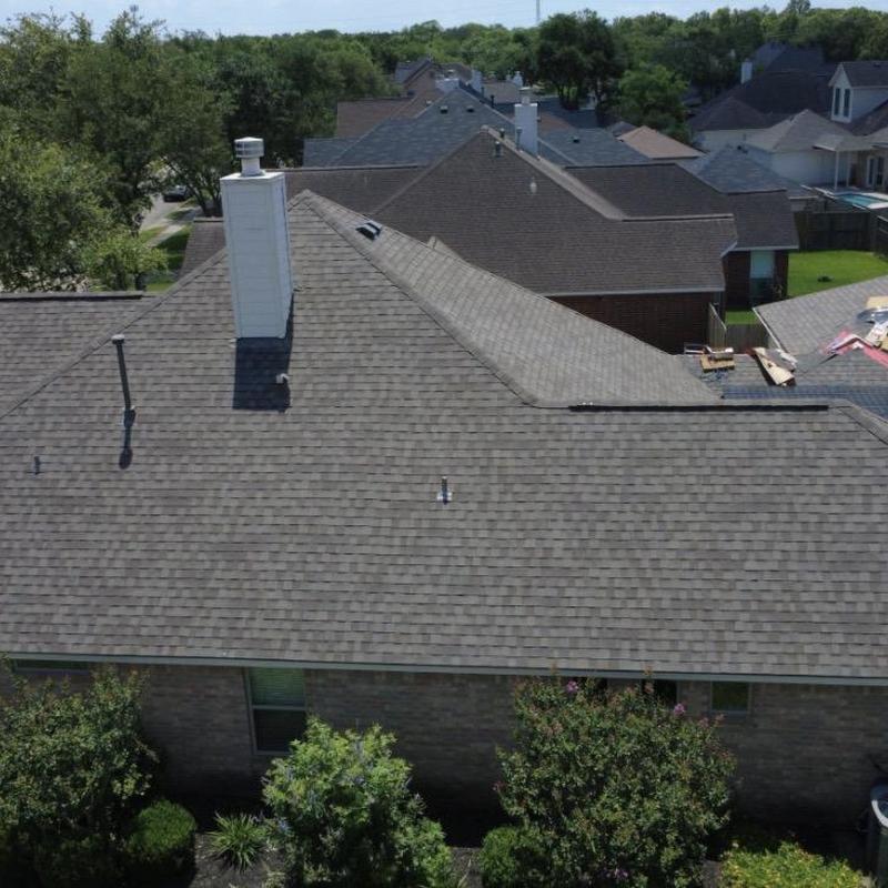 Shingle roof replacement with Texas Windstorm certification