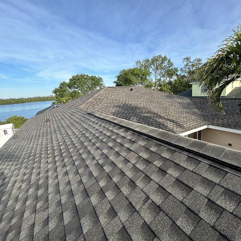 Architectural shingle roof with ridge vent in Bradenton Architectural shingle roof with ridge vent in Bradenton