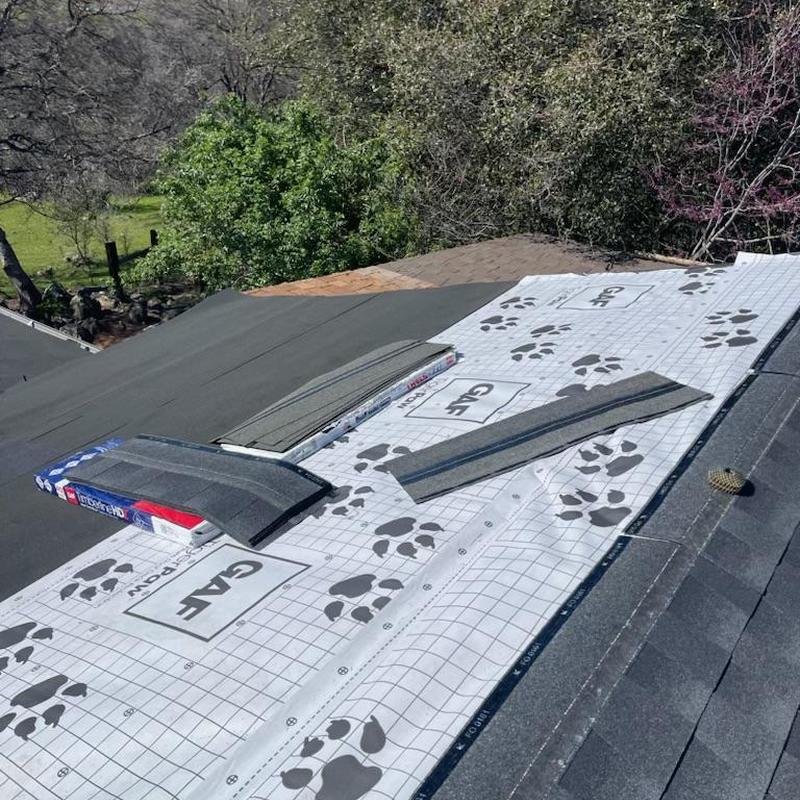 GAF lifetime asphalt roof underlayment installation