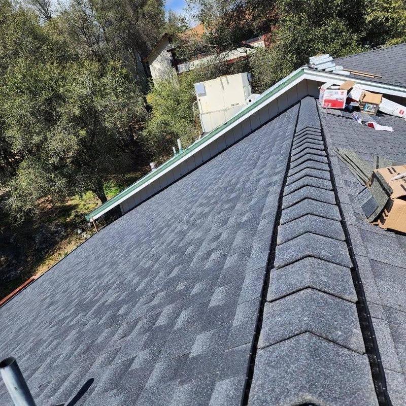 GAF lifetime asphalt roof installation in Sonora, CA