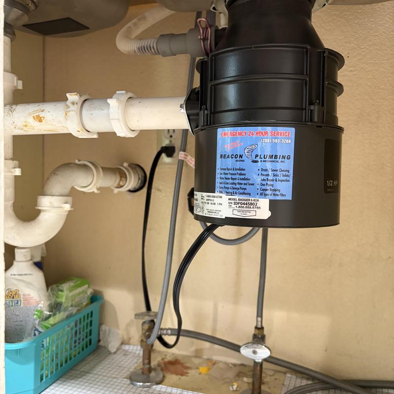 InSinkErator Badger 5 garbage disposal installation under sink